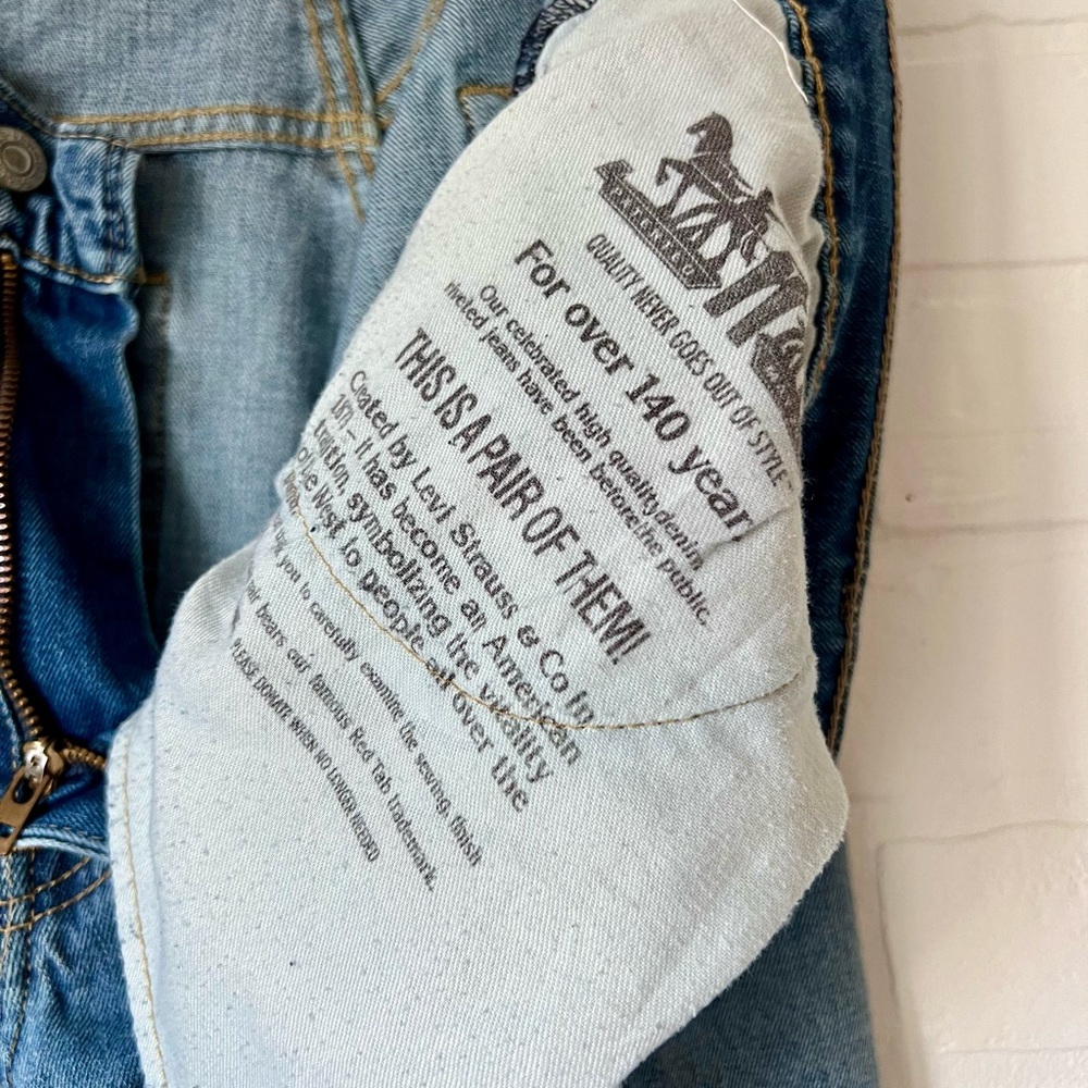 Levi’s 513 Slim Straight Jeans | Blue | 32x32 - Picture 5 of 9